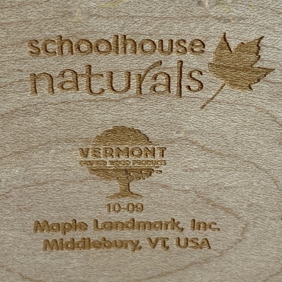 Solid Natural Wood Toy Fire Engine - Picture 6 of 8